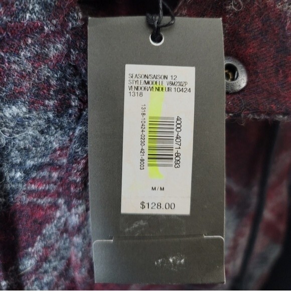 Armani Exchange Womens Varsity Button up Wool Blend Coat - Picture 8 of 12